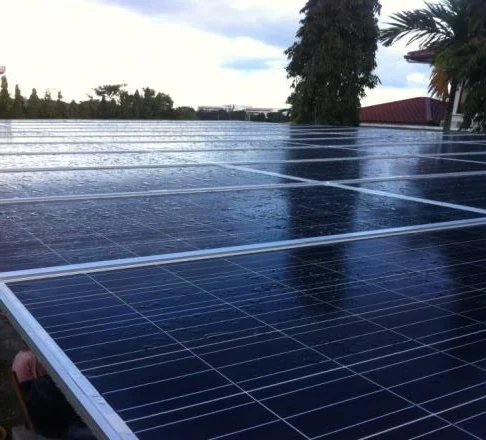 Completed residential solar roof in Lahad Datu, Sabah